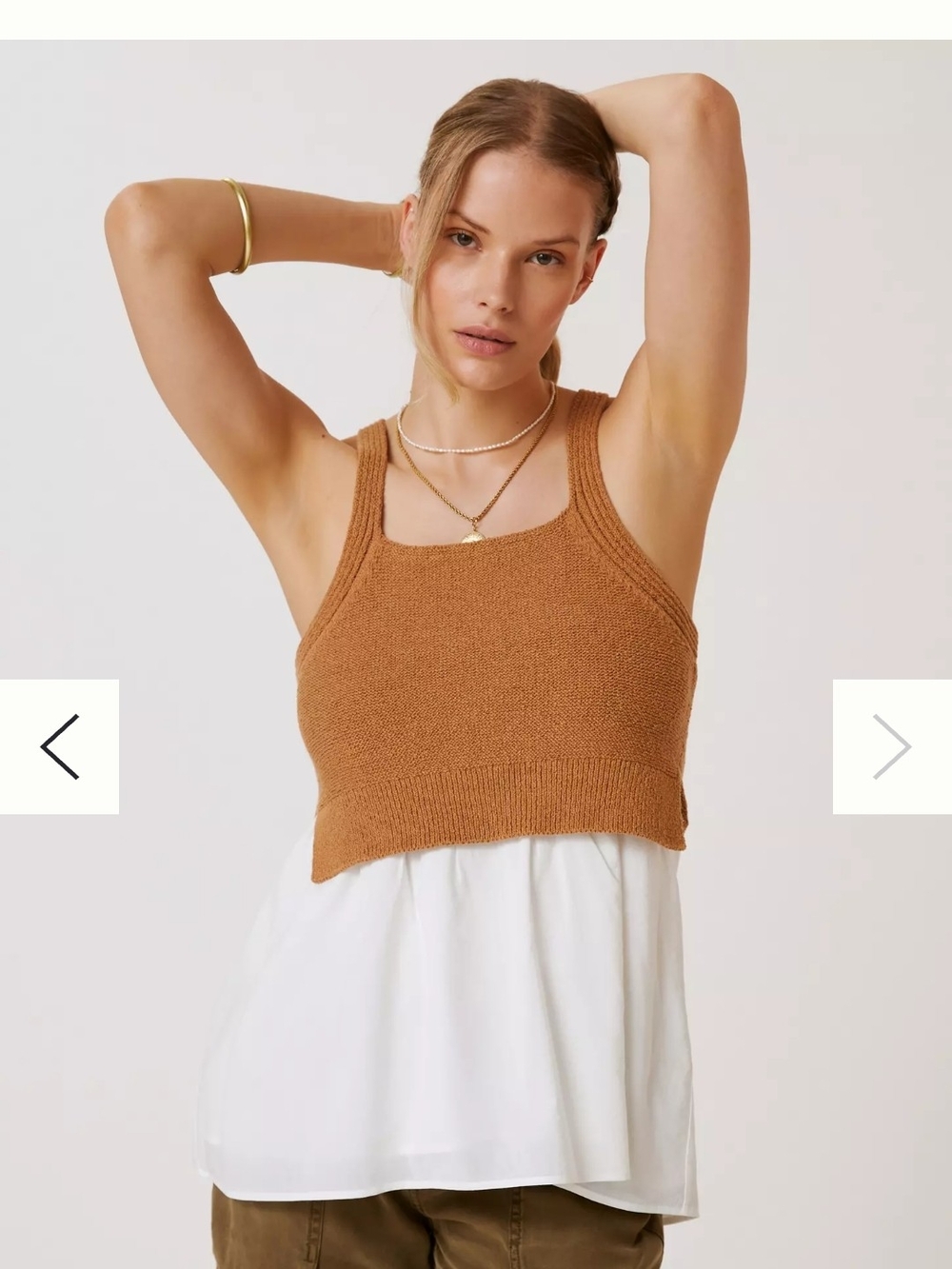 ANTHROPOLOGY_ Jenna Twofer Sweater Tank
